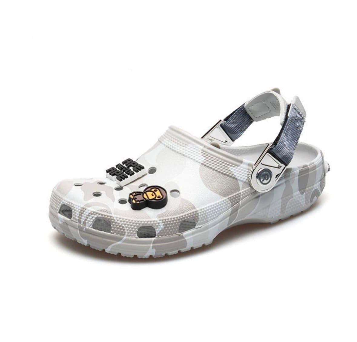 Bape x Crocs Classic Clog GRIS CLAIRE